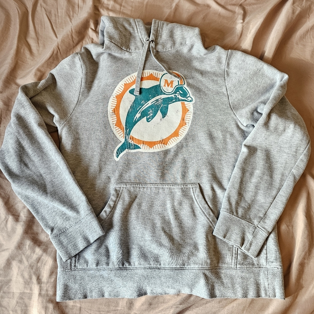 Miami Dolphins retro logo hoodie